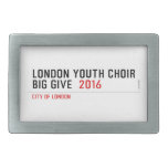 London Youth Choir Big Give   Belt Buckle