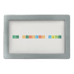 the periodic table  Belt Buckle