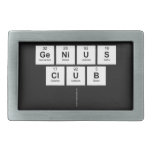 GENIUS
 CLUB
   Belt Buckle