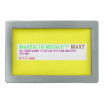 MAXSALTO MIGAL®™  Belt Buckle