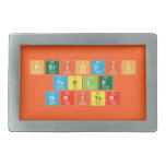 Periodic
 Table
 Writer  Belt Buckle