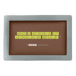 WHO'S AFRAID OF
 VIRGINIA WOOLF ?
   Belt Buckle