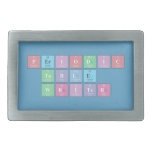 Periodic
 Table
 Writer  Belt Buckle