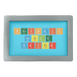 Periodic
 Table
 Writer  Belt Buckle
