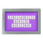 Periodic
 Table
 Writer  Belt Buckle