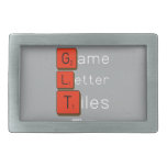 Game
 Letter
 Tiles  Belt Buckle