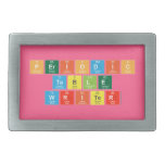 Periodic
 Table
 Writer  Belt Buckle