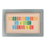 Periodic
 Table
 Writer  Belt Buckle