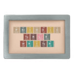 Periodic
 Table
 Writer  Belt Buckle
