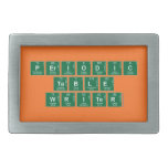 Periodic
 Table
 Writer  Belt Buckle