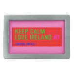 keep Calm Love Ireland  Belt Buckle