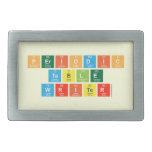 Periodic
 Table
 Writer  Belt Buckle