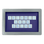 Periodic
 Table
 Writer  Belt Buckle