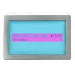 One Direction Lane   Belt Buckle