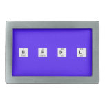 N F d L  Belt Buckle