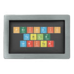 Periodic
 Table
 Writer  Belt Buckle