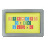 Periodic
 Table
 Writer  Belt Buckle