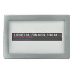  Ejercito st., poblacion, sibulan  Belt Buckle