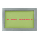All About Elements !  Belt Buckle
