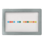 feria de ciencias  Belt Buckle