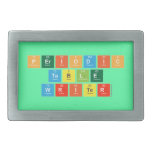 Periodic
 Table
 Writer  Belt Buckle