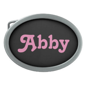 Belt Buckle Abby