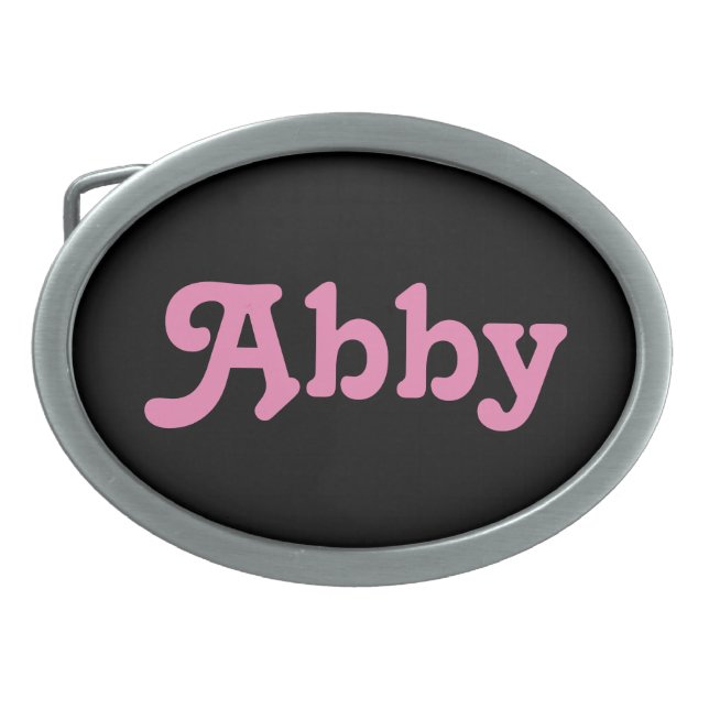 Belt Buckle Abby (Front)
