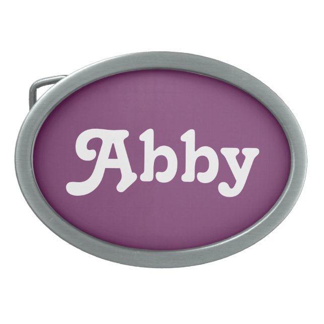 Belt Buckle Abby (Front)