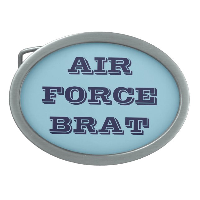 Belt Buckle Air Force Brat (Front)