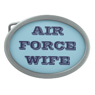Belt Buckle Air Force Wife