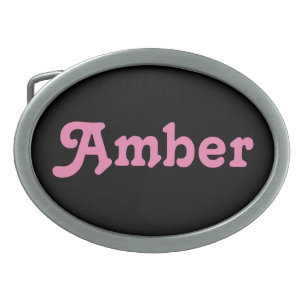 Belt Buckle Amber
