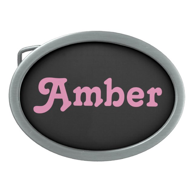 Belt Buckle Amber (Front)