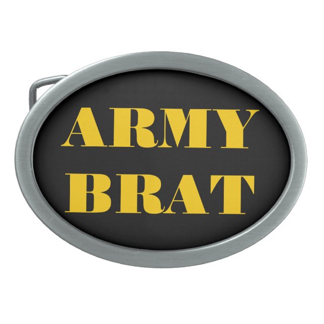 Belt Buckle Army Brat (Front)