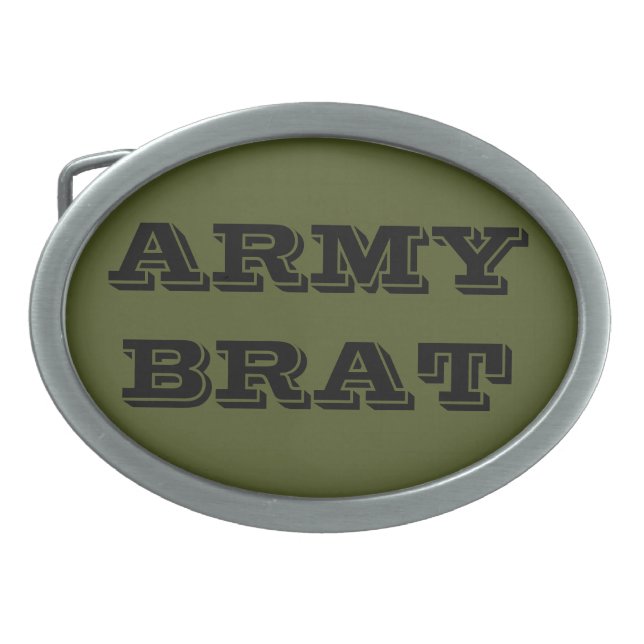 Belt Buckle Army Brat (Front)