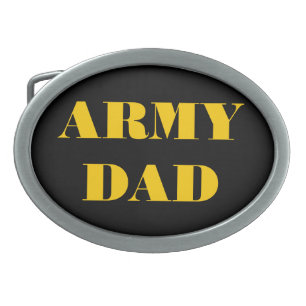 Belt Buckle Army Dad