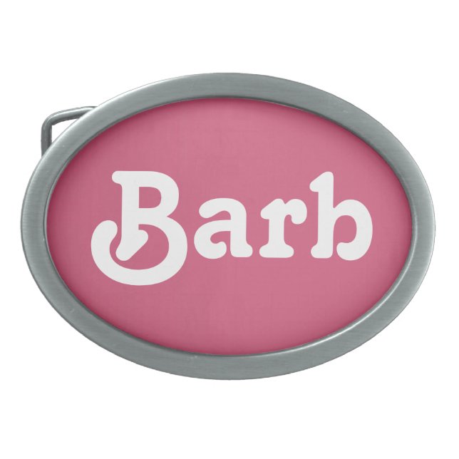 Belt Buckle Barb (Front)