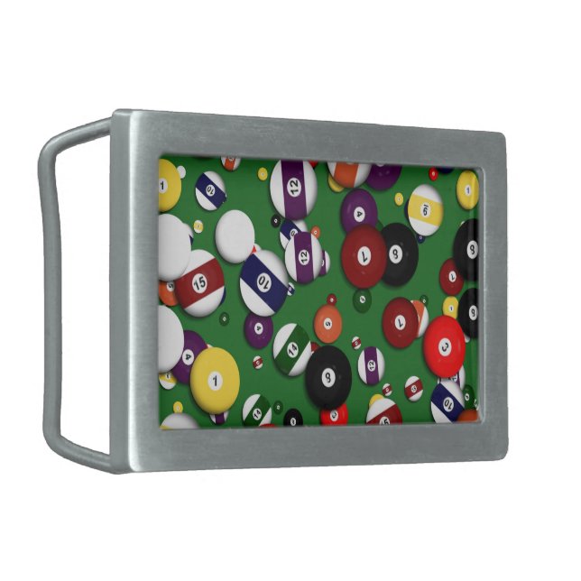 Belt Buckle - Billiards (Front Left)