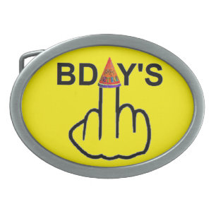 Belt Buckle Birthday Flip