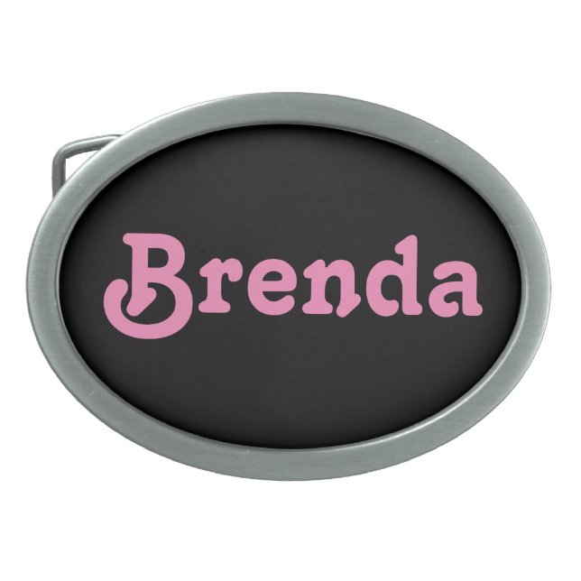 Belt Buckle Brenda (Front)