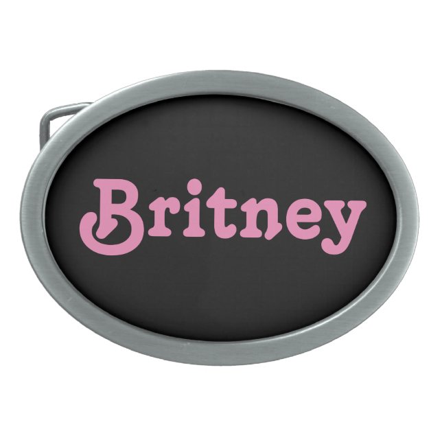 Belt Buckle Britney (Front)