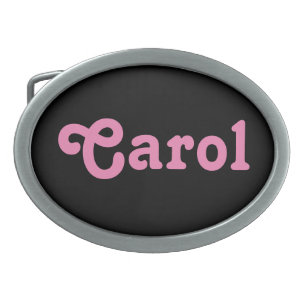 Belt Buckle Carol