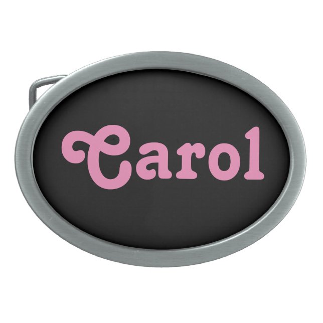 Belt Buckle Carol (Front)