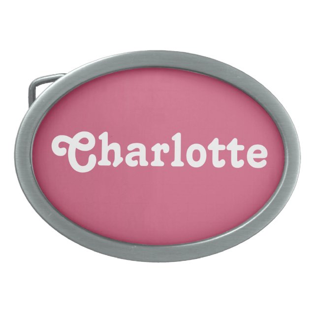 Belt Buckle Charlotte (Front)