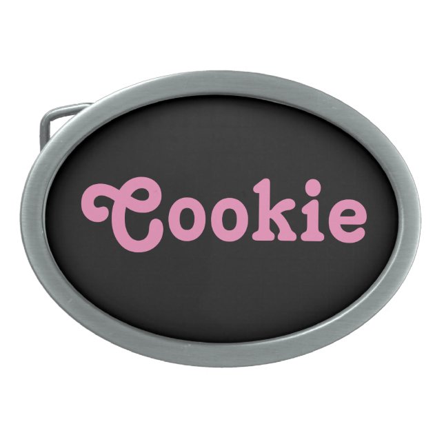 Belt Buckle Cookie (Front)