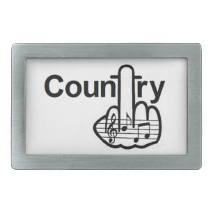 Belt Buckle Country Flip