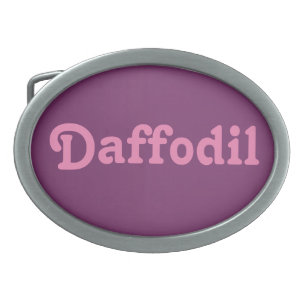 Belt Buckle Daffodil