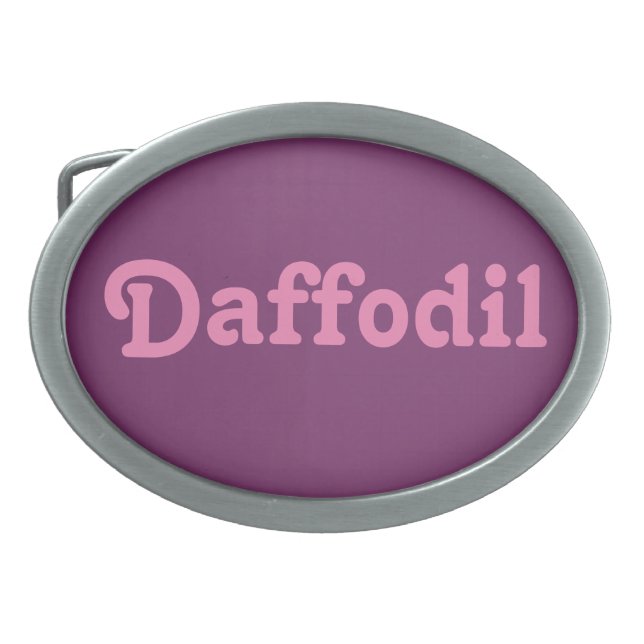 Belt Buckle Daffodil (Front)