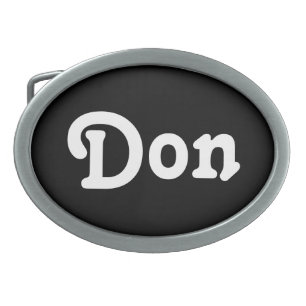 Belt Buckle Don