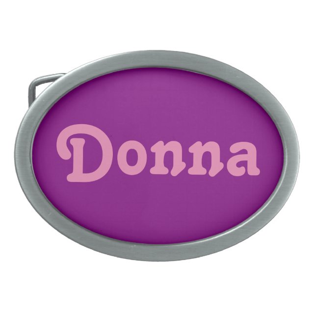 Belt Buckle Donna (Front)