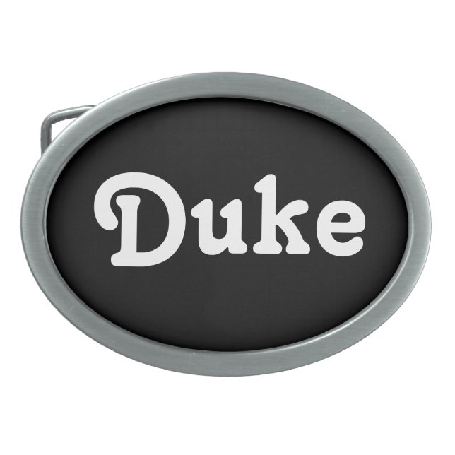 Belt Buckle Duke (Front)